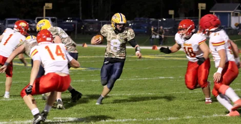 Knights earn first win